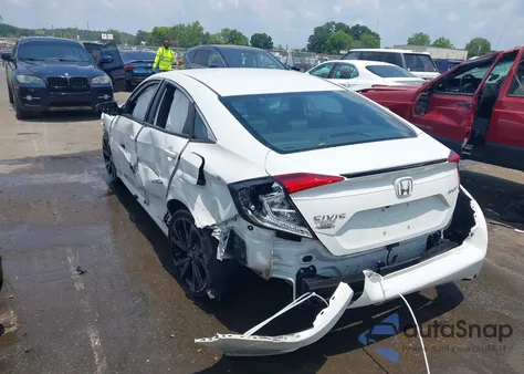 2021 Honda Civic Sport z USA, uszkodzony, nr VIN 2HGFC2F85MH545141